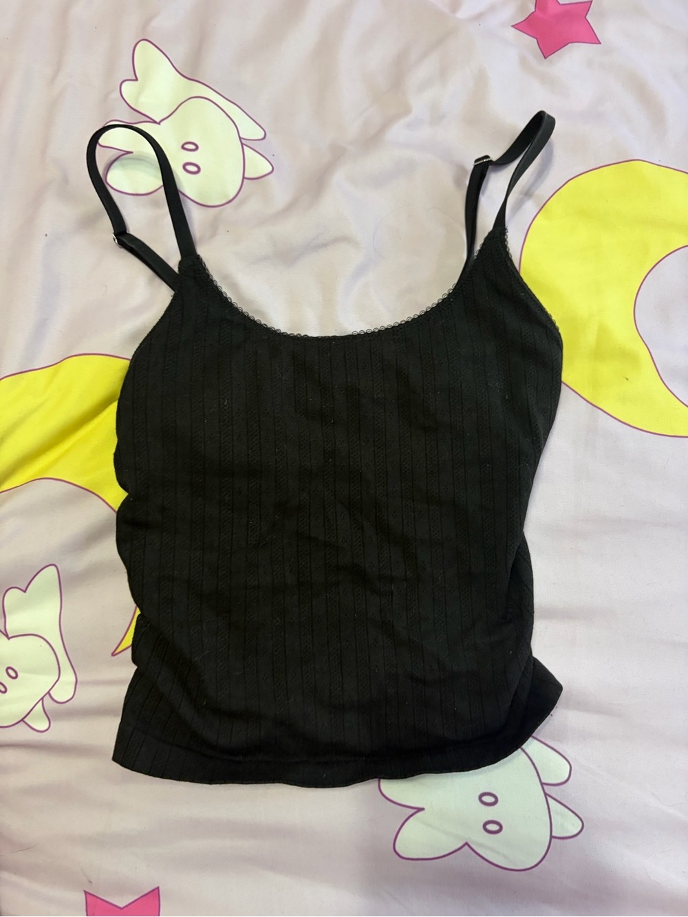 Black Women's PINK Camisole Tank Top